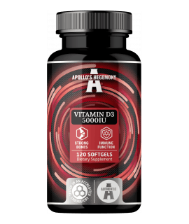 APOLLO'S HEGEMONY Vitamin D3 5000IU 120 softgels