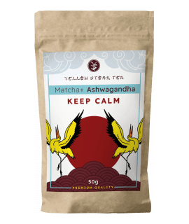 YELLOW STORK TEA Matcha+ Ashwagandha 50g