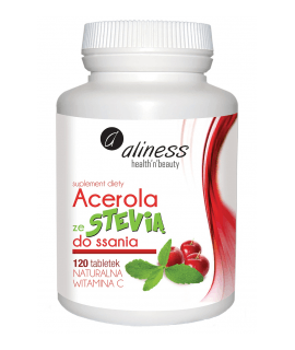 ALINESS Acerola with Stevia 120 tab.