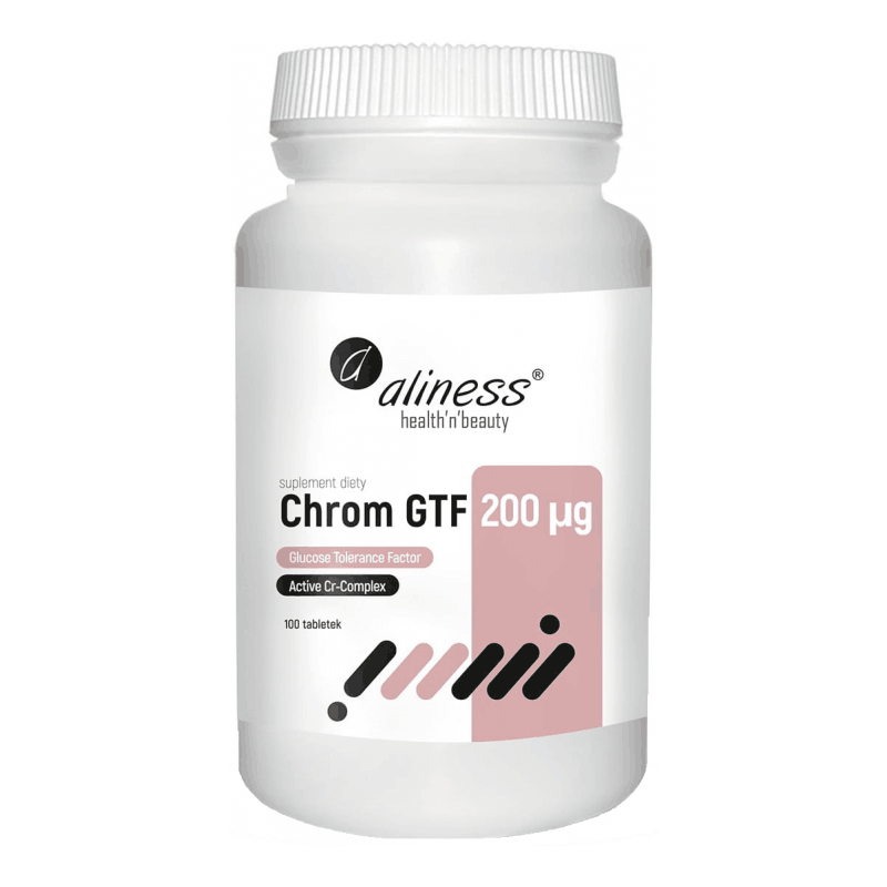 Hefe-Chrom ALINESS Chrom GTF Active Cr-Complex 200mcg 100 Tabletten 