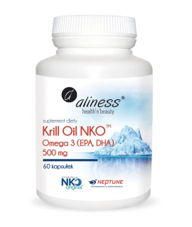 ALINESS Krill Oil NKO 500mg 60 caps. 