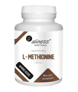 ALINESS L-Methionine 500mg 100 caps.