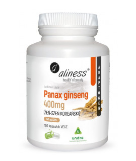 ALINESS Panax Ginseng 400mg 100 caps.