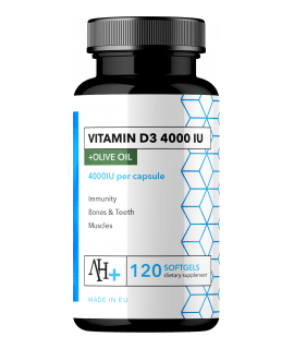 APOLLO'S HEGEMONY+ Vitamin D3 4000 IU 120 caps.