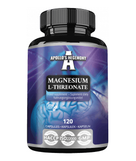 APOLLO'S HEGEMONY Magnesium L-Threonate 120 caps.