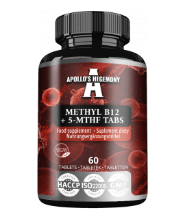 APOLLO'S HEGEMONY+ Methyl B12 + 5-MTHF Tabs 60 tab.