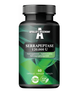 APOLLO'S HEGEMONY Serrapeptase 120.000 U 60 caps.