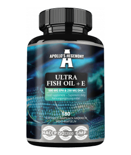 APOLLO'S HEGEMONY Ultra Fish Oil + E 180 softgels