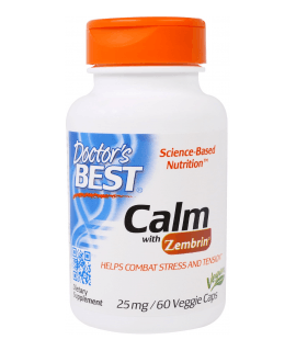 DOCTOR'S BEST Calm with Zembrin 25mg 60 caps.