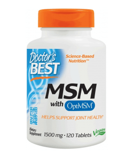 DOCTOR'S BEST MSM with OptiMSM 1500mg 120 tab.