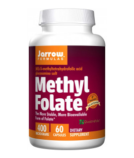 JARROW Methyl Folate 400mcg 60 caps.