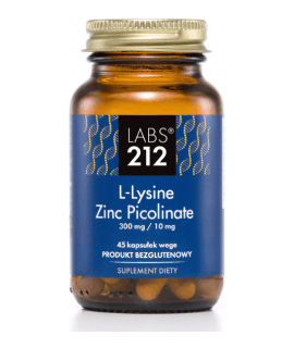 LABS212 L-Lysine Zinc Picolinate 45 caps.