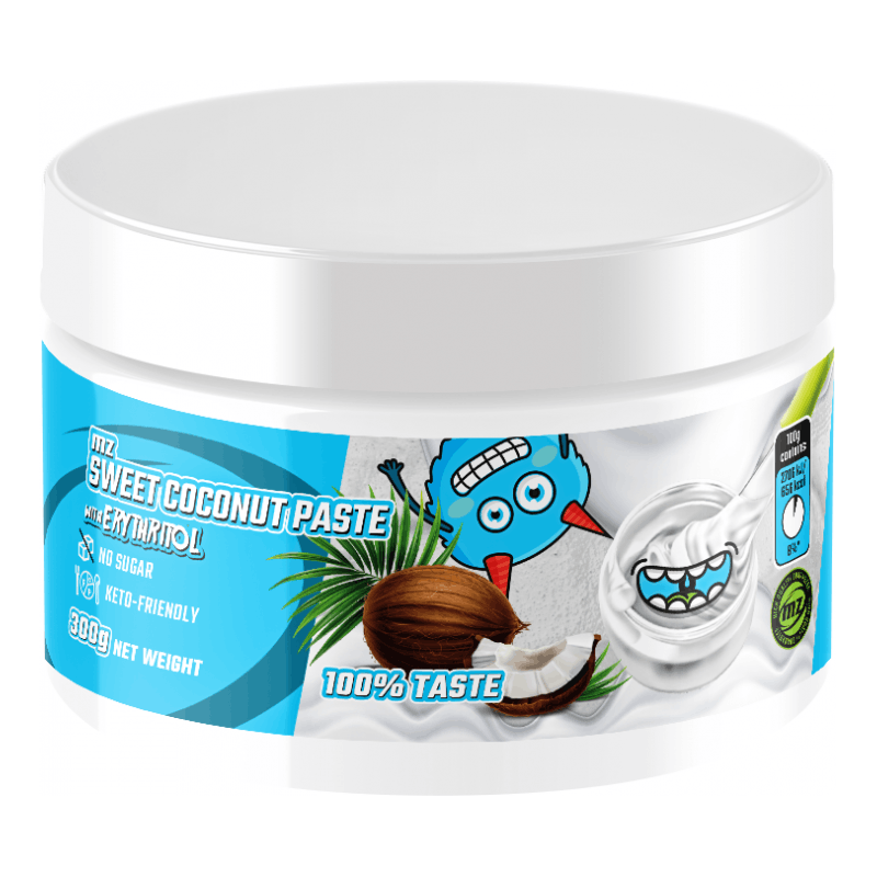 Coconut paste with erythritol 