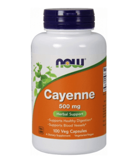 NOW FOODS Cayenne 500mg 100 caps.
