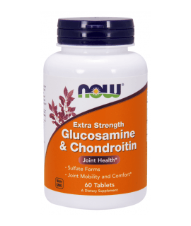 NOW FOODS Glucosamine & Chondroitin Extra Strength 60 tab.