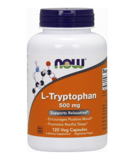 NOW FOODS L-Tryptophan 500mg 120 caps.