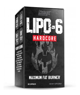 NUTREX Lipo-6 Hardcore 60 caps.