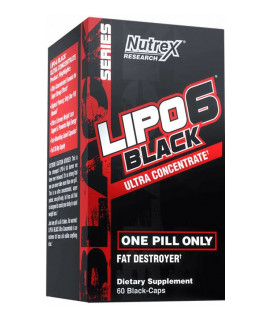 NUTREX Lipo-6 Black Ultra Concentrate 60 caps. (version 2)