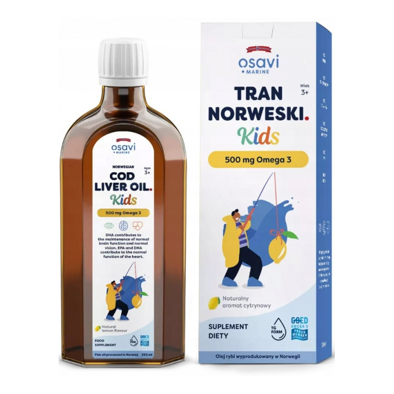 Norwegian Cod Liver Oil Kids 500mg