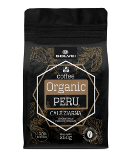 SOLVE LABS Organic Peru Coffee (whole grains) 250g