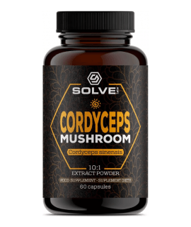 SOLVE LABS Cordyceps Mushroom (extract) 60 caps.