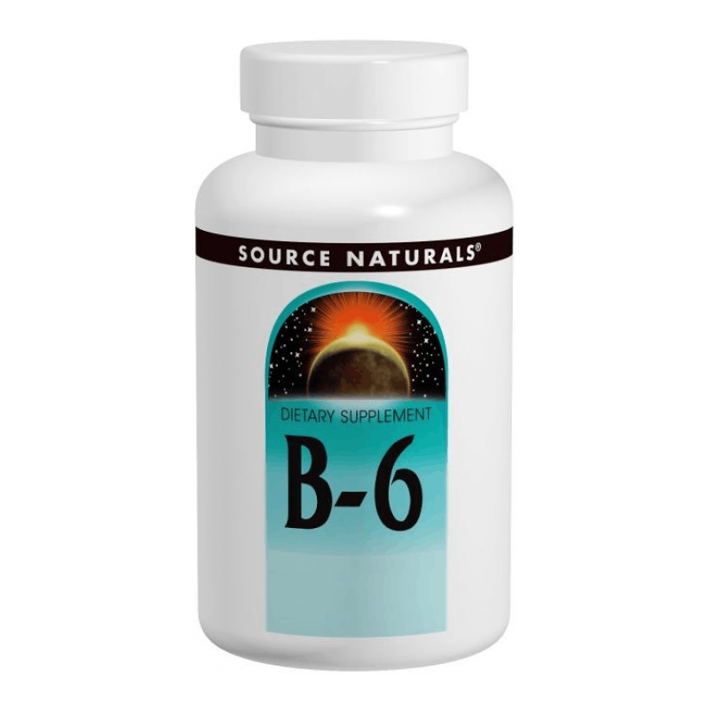 Source Naturals B-6 50mg 100 Tab. | MZ-Store