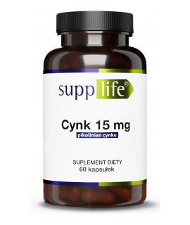 SUPPLIFE Zinc 15mg 60 caps.
