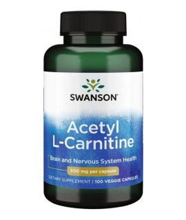 SWANSON Acetyl L-Carnitine 500mg 100 caps.