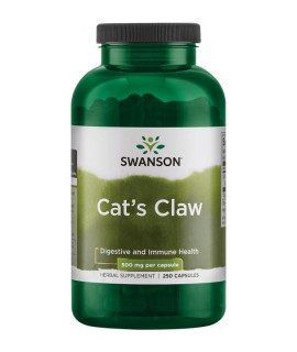 SWANSON Cat's Claw 500mg 250 caps.