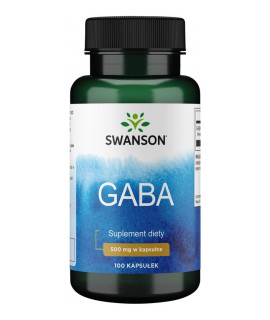 SWANSON Gaba 500mg 100 caps.