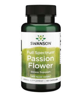 SWANSON Passion Flower 500mg 60 caps.