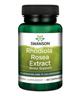 SWANSON Rhodiola Rosea Extract 60 caps.