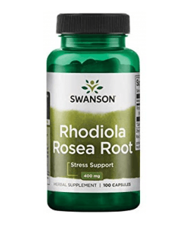 SWANSON Rhodiola Rosea Root 400mg 100 caps.