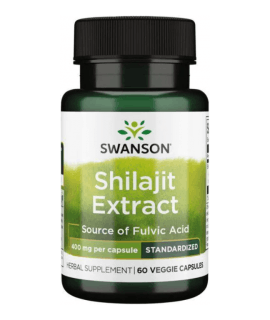 SWANSON Shilajit Extract 400mg 60 caps.