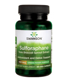 SWANSON Sulforaphane 400mcg 60 caps.