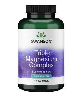 SWANSON Triple Magnesium Complex 400mg 100 caps.