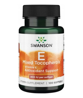 SWANSON Vitamin E Mixed Tocopherols 100 softgels