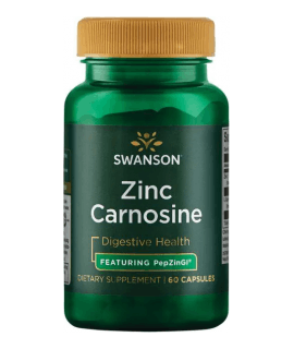 SWANSON Zinc Carnosine PepZinGI 60 caps.