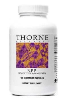 Thorne Research B.P.P. Betaine Pepsin Pancreatin - Online Shop With ...